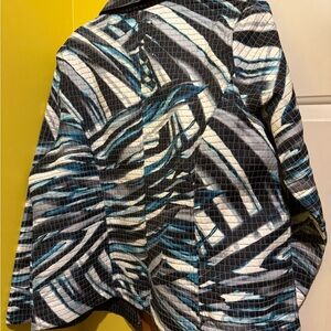 CJ Banks Black and Blue Utility Jacket